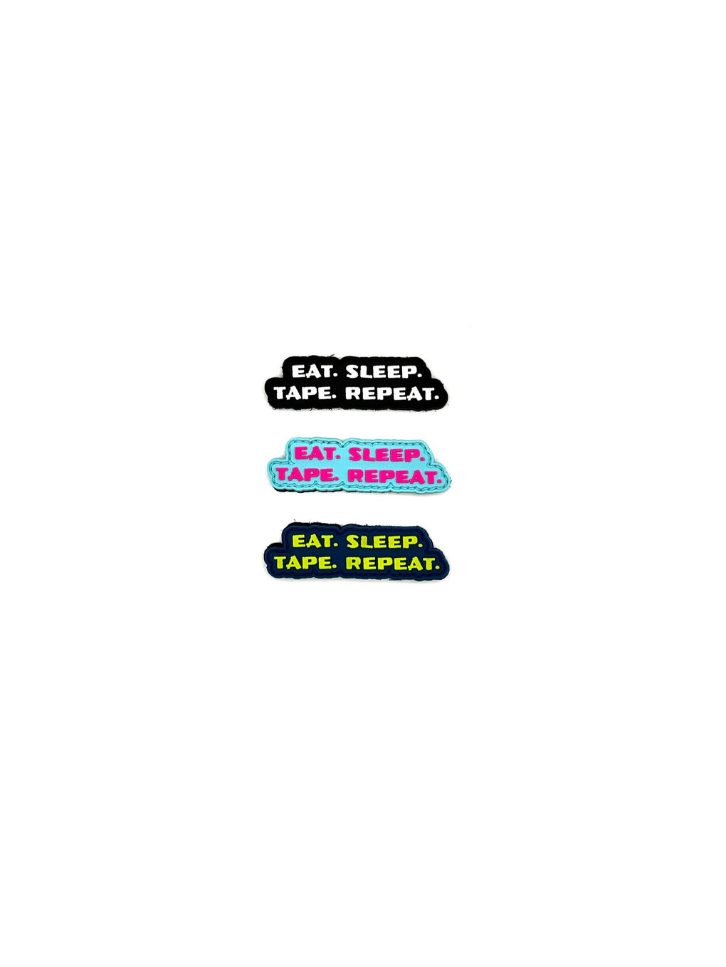 Eat. Sleep. Tape. Repeat: Patch/Sticker
